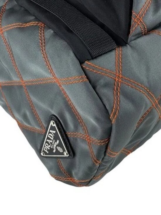 Auth PRADA Backpack Black/Multicolor Nylon/Leather - z9824 main image 2